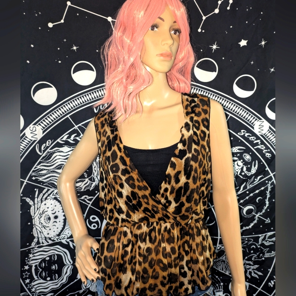 Express Leopard Blouse